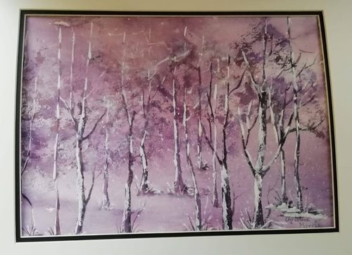 Watercolour, Winter.